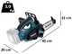 Makita DUC122ZK LXT - Tron&ccedil;onneuse &eacute;lectrique &agrave; batterie - Barre de 11,5 cm - SANS BATTERIE NI CHARGEUR