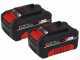 Taille-haie &agrave; batterie Einhell GE-CH 36/65 Li - 2x 18V 4Ah