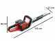 Taille-haie &agrave; batterie Einhell GE-CH 36/65 Li - 2x 18V 4Ah
