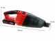 Einhell TE-VC 18 Li - Aspirateur portable &agrave; batterie 18V - SANS BATTERIE NI CHARGEUR