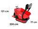 Brouette &agrave; chenilles GeoTech Pro Geoporter 550 DHS Hydro - benne dumper hydraulique 500 kg