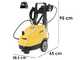 Nettoyeur haute pression &eacute;lectrique &agrave; eau froide Lavor Tucson 1509 GL - Monophas&eacute; &agrave; eau froide 160 bar max