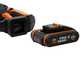 Pistolet nettoyeur haute pression Worx WG620E 20V Lithium avec batterie 2A Powershare