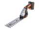 Worx WG801E - Cisaille &agrave; gazon &agrave; batterie 4 en 1- Sculpte-haie - 20V - 2Ah
