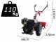 Motoculteur diesel s&eacute;rie lourde professionnel GINKO 706 - Moteur Loncin de 349cc