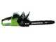 Greenworks GD40CS18 - Tron&ccedil;onneuse &agrave; batterie 40 V - SANS BATTERIE NI CHARGEUR