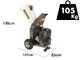 BlackStone DSP 150 B - Broyeur de branches thermique  - Moteur &agrave; essence Briggs &amp; Stratton de 420 cm3