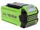 Greenworks G40PHA - Taille-haie &eacute;lectrique sur perche de rallonge orientable - Batterie 40V/2Ah