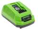 Taille-haies &eacute;lectrique orientable Greenworks G40PHA 40 V - Batterie 40V/2Ah