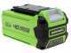 Taille-haies &eacute;lectrique orientable Greenworks G40PHA 40 V - Batterie 40V/2Ah