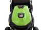 Greenworks GD40LM46SPK4 - Tondeuse &agrave; gazon &eacute;lectrique &agrave; batterie 40V/4Ah - Coupe 46 cm
