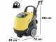 Nettoyeur haute pression Lavor &agrave; eau chaude Texas R 1509 GL  - Pression max 160 bars