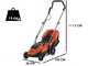 Tondeuse &agrave; gazon &eacute;lectrique &agrave; batterie Black &amp; Decker BCMW3318L2-QW - 36V 2.5Ah + une batterie 18V 2Ah offerte