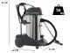 Lavor Windy 378 IR - Aspirateur eau et poussi&egrave;re - Bidon rabattable en INOX