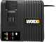 Chargeur ULTRA QUICK Worx pour Batterie 20V Powershare, Jusqu'&agrave; 6000 mAh