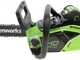 Greenworks GD40CS15 40V  - Tron&ccedil;onneuse &agrave; batterie - Guide 35 cm - SANS BATTERIE NI CHARGEUR