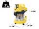 Karcher WD 3 Premium Battery 36 V - Aspirateur multifonction &agrave; batterie 36V 2.5Ah - Solides, liquides et souffleur