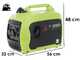 Pramac P3000I - Groupe &eacute;lectrog&egrave;ne inverter &agrave; essence insonoris&eacute; 2.6 kW - Continue 2.3 kW Monophas&eacute;