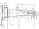 Moteur &agrave; essence monocylindrique 4 temps &agrave; arbre horizontal GeoTech-Pro 420 cm3 - d&eacute;marrage &eacute;lectrique