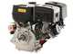 Moteur &agrave; essence monocylindrique 4 temps &agrave; arbre horizontal GeoTech-Pro 420 cm3 - d&eacute;marrage &eacute;lectrique