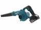 Makita Dub185 - Souffleur &eacute;lectrique &agrave; batterie - 18 V 3 Ah