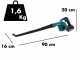 Makita DUB186Z - Souffleur de feuilles &agrave; batterie - SANS BATTERIE NI CHARGEUR