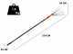 Peigne vibreur &agrave; batterie Jolly V12 BASE - 170/310cm