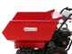 Brouette &agrave; moteur GeoTech Pro  GEOTRAK 500 - benne dumper 500 kg - 6 roues motrices