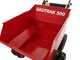 Brouette &agrave; moteur GeoTech Pro  GEOTRAK 500 - benne dumper 500 kg - 6 roues motrices