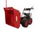 Brouette &agrave; moteur GeoTech Pro  GEOTRAK 500 - benne dumper 500 kg - 6 roues motrices