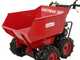 Brouette &agrave; moteur GeoTech Pro  GEOTRAK 500 - benne dumper 500 kg - 6 roues motrices