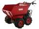 Brouette &agrave; moteur GeoTech Pro  GEOTRAK 500 - benne dumper 500 kg - 6 roues motrices