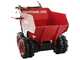 Brouette &agrave; moteur GeoTech Pro  GEOTRAK 500 - benne dumper 500 kg - 6 roues motrices
