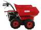 Brouette &agrave; moteur GeoTech Pro  GEOTRAK 500 - benne dumper 500 kg - 6 roues motrices