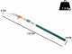 GeoTech STP-250 - Scie de jardin sur perche t&eacute;lescopique - 155-250cm