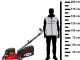 Tondeuse manuelle Ama TRX 421 - 3en1: ramassage + &eacute;jection arri&egrave;re + mulching