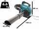 Makita DUB363 - Souffleur aspirateur &agrave; feuilles sans fil - 36 V 5 Ah