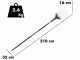 Peigne vibreur &eacute;lectrique &agrave; batterie au lithium Zanon Murcielago R AL300 210/340cm