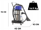 Nettoyeur pour moquettes W&amp;D Michelin VCX50-1500 MK EX INOX