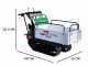 Brouette &agrave; chenilles Seven Italy T500H GX-E  - benne extensible - charge 500 kg