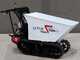 Brouette &agrave; cheniles Seven Italy T500HD GX - Caisson dumper hydraulique - Charge 500 kg