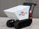 Brouette &agrave; cheniles Seven Italy T500HD GX - Caisson dumper hydraulique - Charge 500 kg