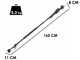 Campagnola Stark XL - S&eacute;cateur &eacute;lectrique de taille sur perche 230 cm - 21.6V 2.5Ah - 3x 21,6V 2,5 Ah - Diam&egrave;tre de coupe 40 mm