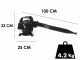 BlackStone WB260 - Souffleur de feuilles thermique avec moteur 2 temps