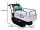 Brouette &agrave;  chenilles Seven Italy T500 GX - Benne extensible - Capacit&eacute; 500 kg