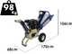 BullMach Hercules 65 L - Broyeur thermique - Moteur Loncin LC170F 212 cm3