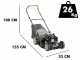Tondeuse &agrave; gazon tract&eacute;e Alpina AL5 46 SA avec moteur essence ST 140 de 139 cc
