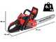 Blue Bird CSP 410 - Tronçonneuse de coupe thermique - Lame de 40 cm