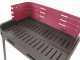 Barbecue &agrave; charbon Seven Italy Flavia  s/r - Surface de cuisson 45.5x29.5  cm