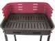 Barbecue &agrave; charbon Seven Italy Flavia  s/r - Surface de cuisson 45.5x29.5  cm